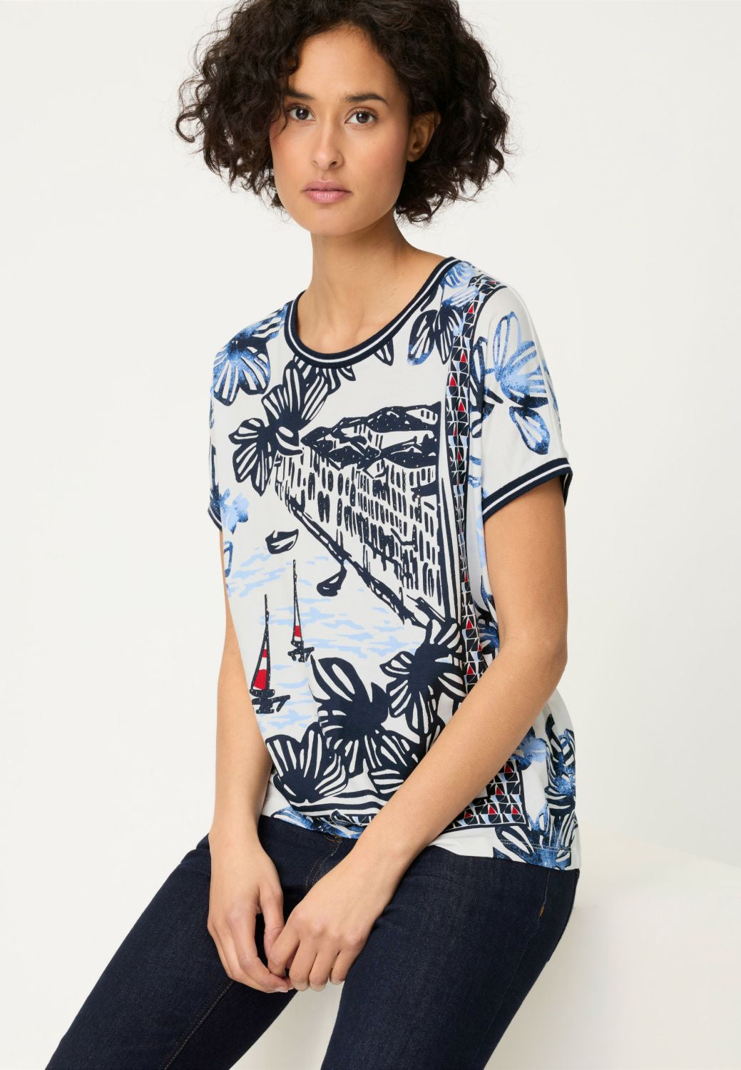 Olsen Print Top