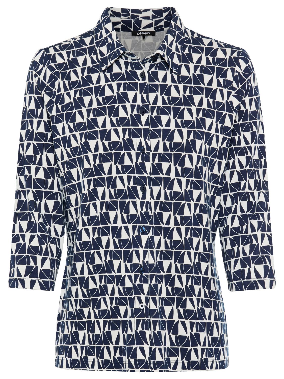 Olsen Print Jersey Top