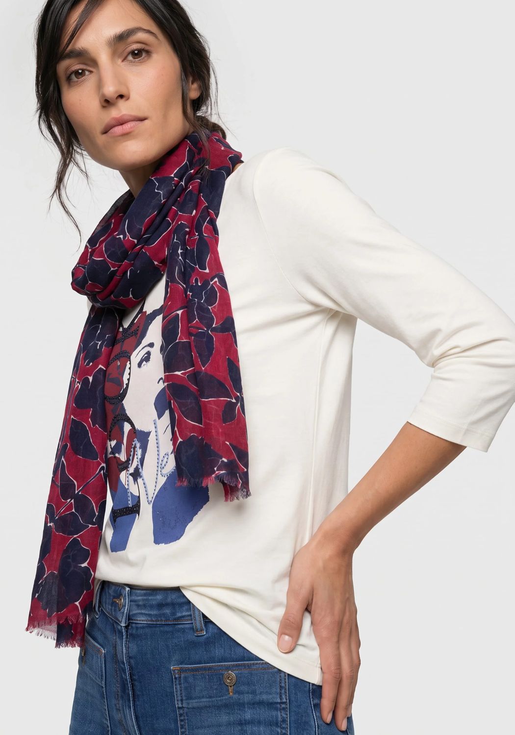 Olsen Print Scarf