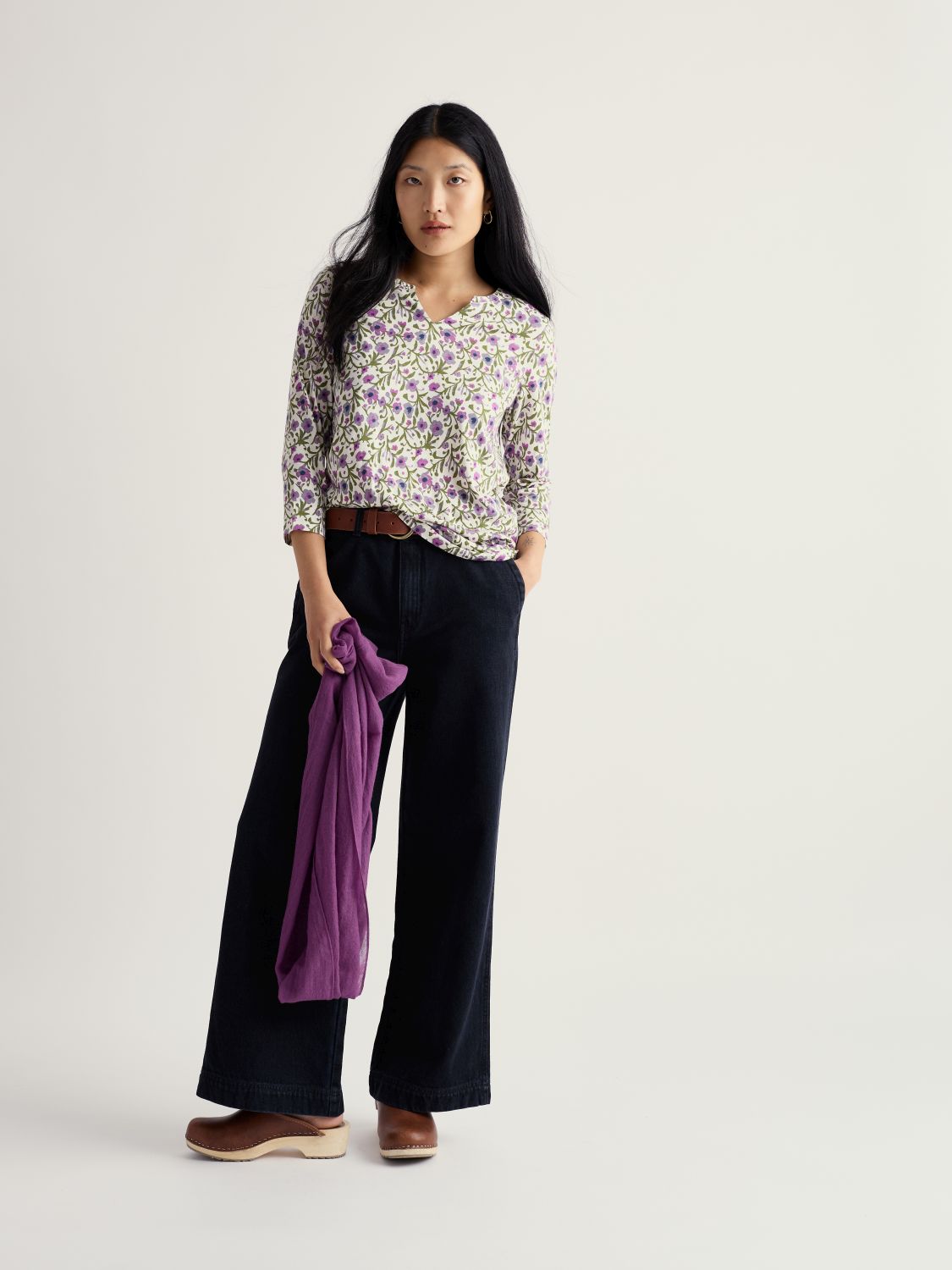 Seasalt 3/4 Kellow Top