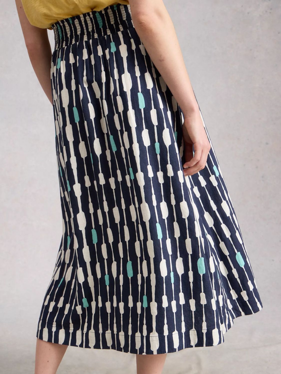 White Stuff Shelly Linen Skirt