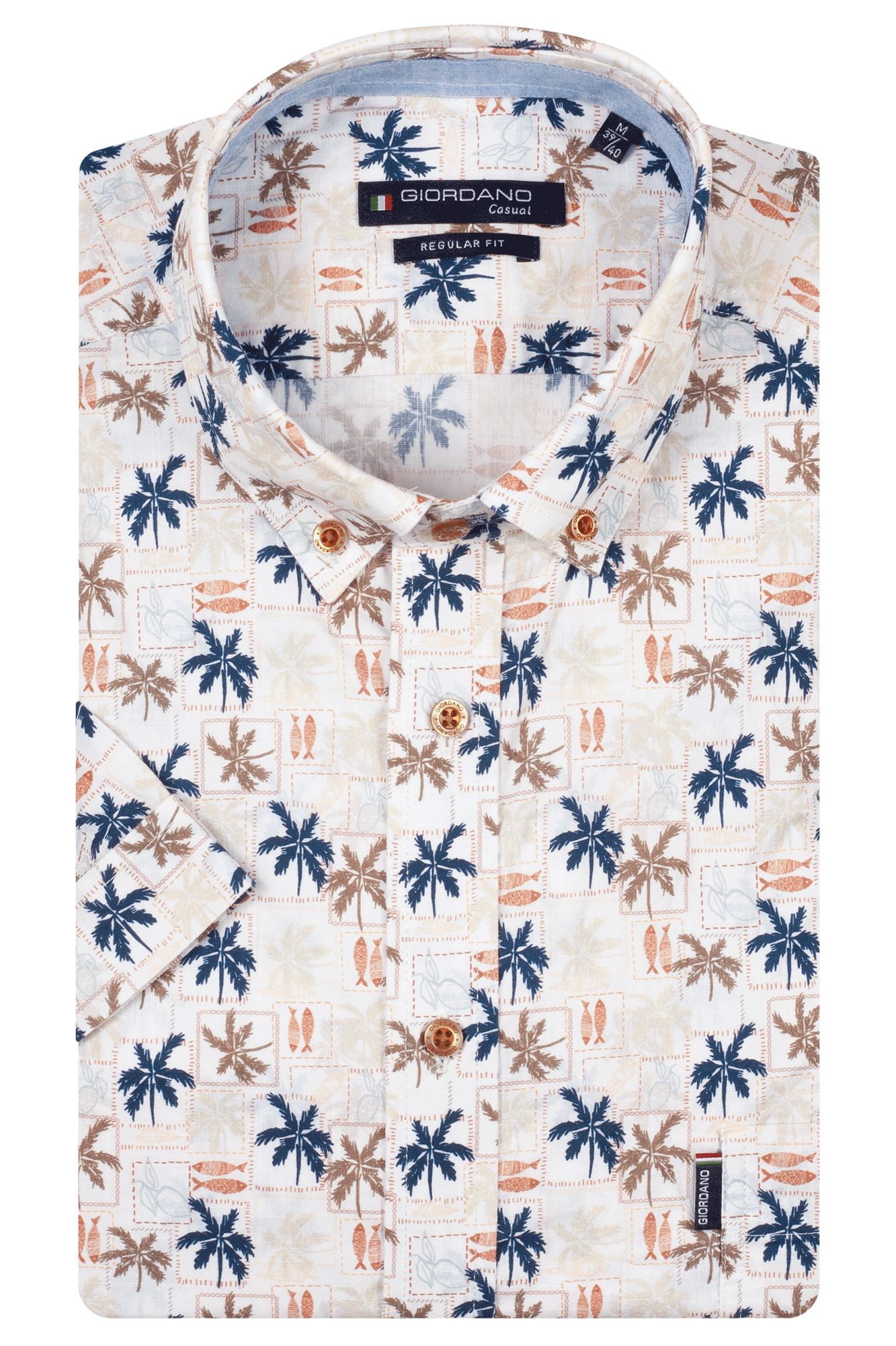 Giordano Palm SS Shirt