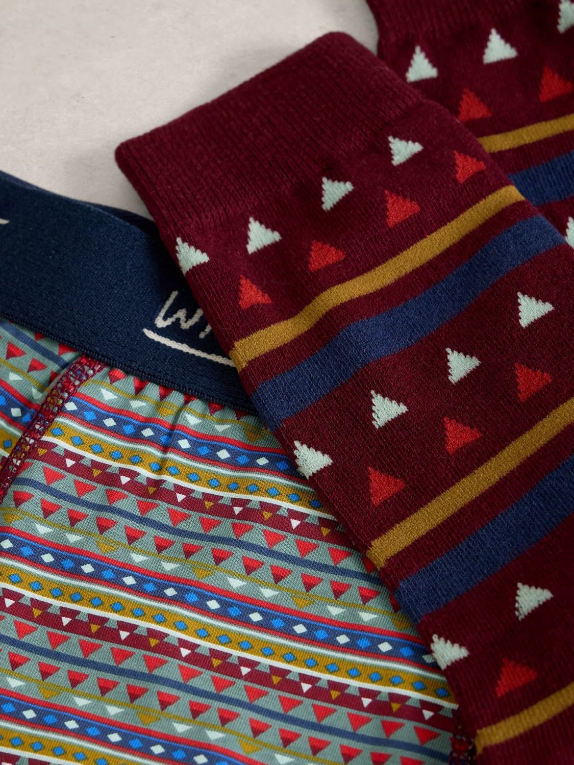 White Stuff Boxers & Socks Gift set