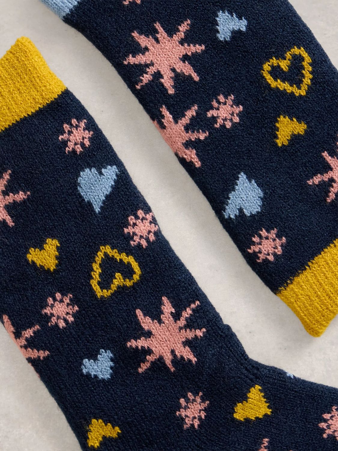 White Stuff Stars Cabin Socks