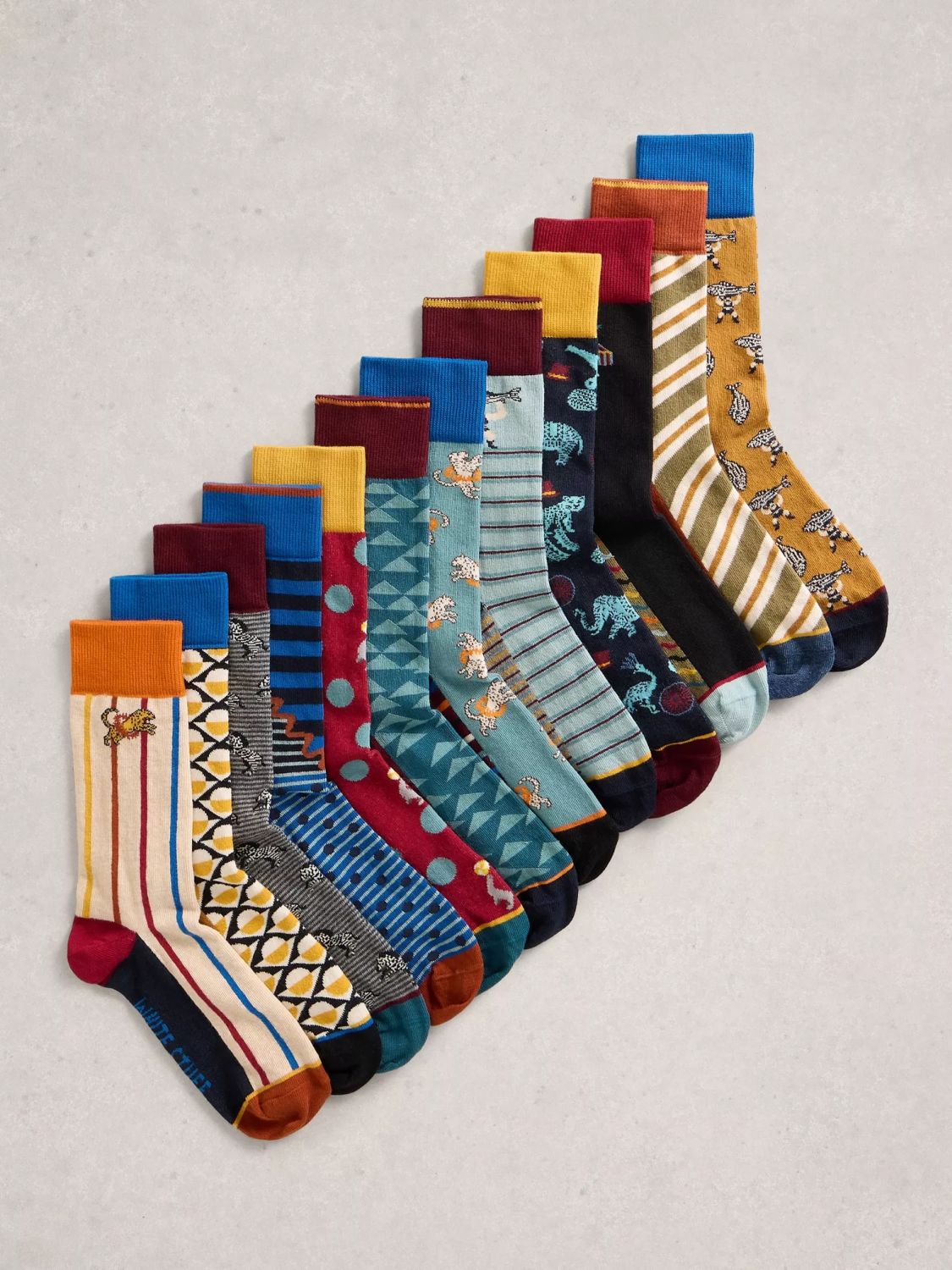 White Stuff Mens Advent Socks