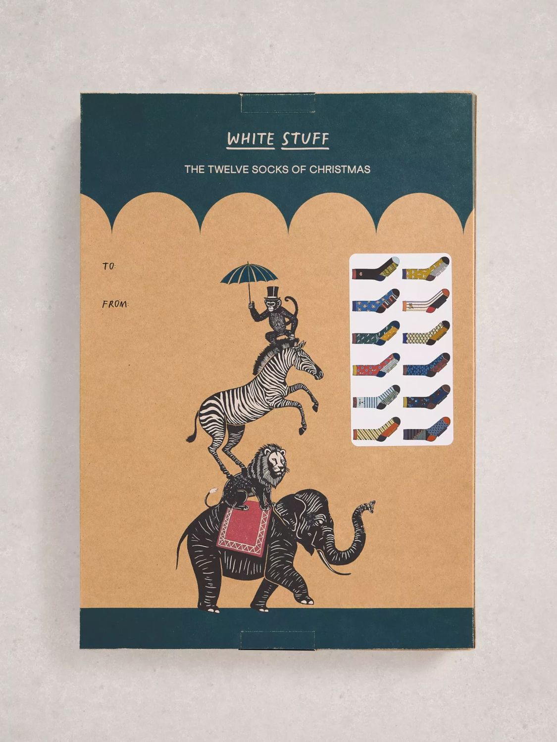 White Stuff Mens Advent Socks