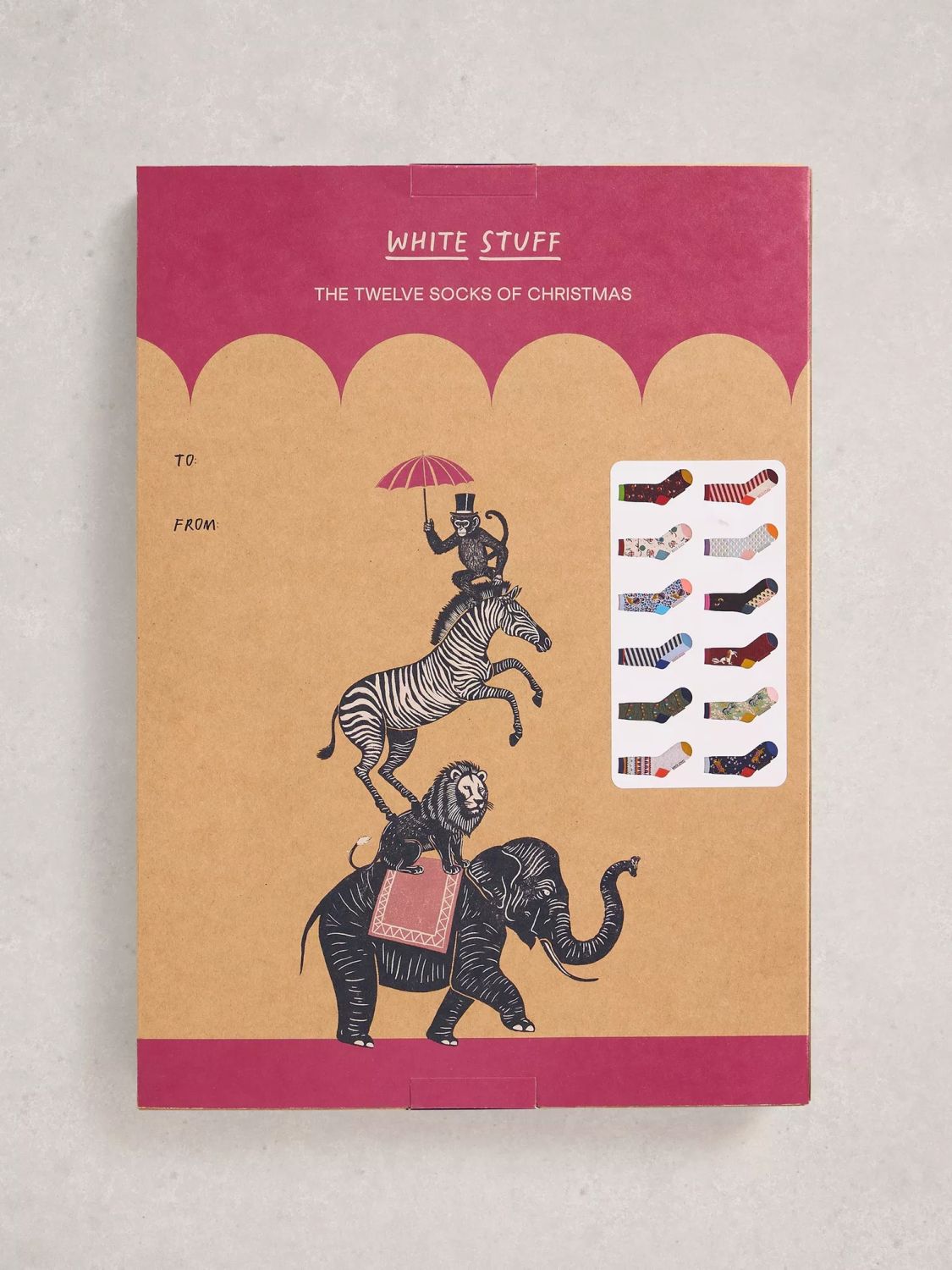 White Stuff Advent Socks