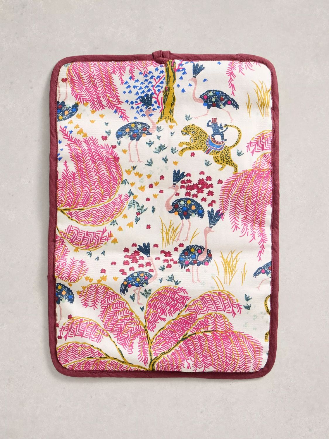 White Stuff Printed Jewellery Roll