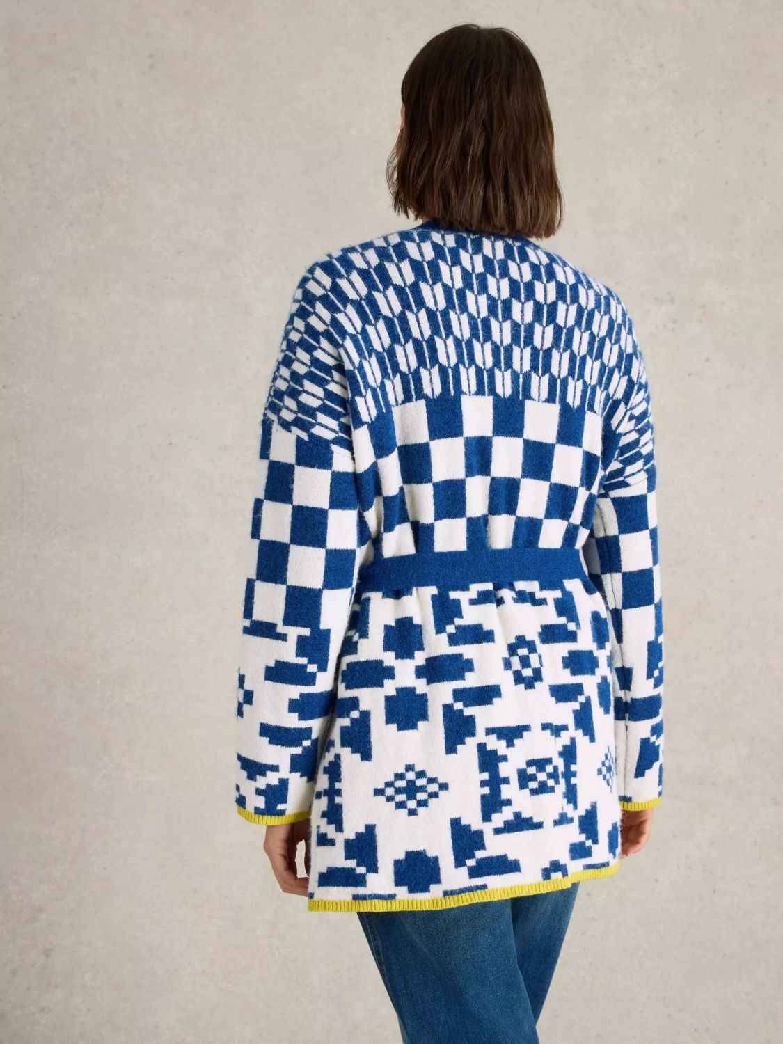White Stuff Geo Mix Cardigan
