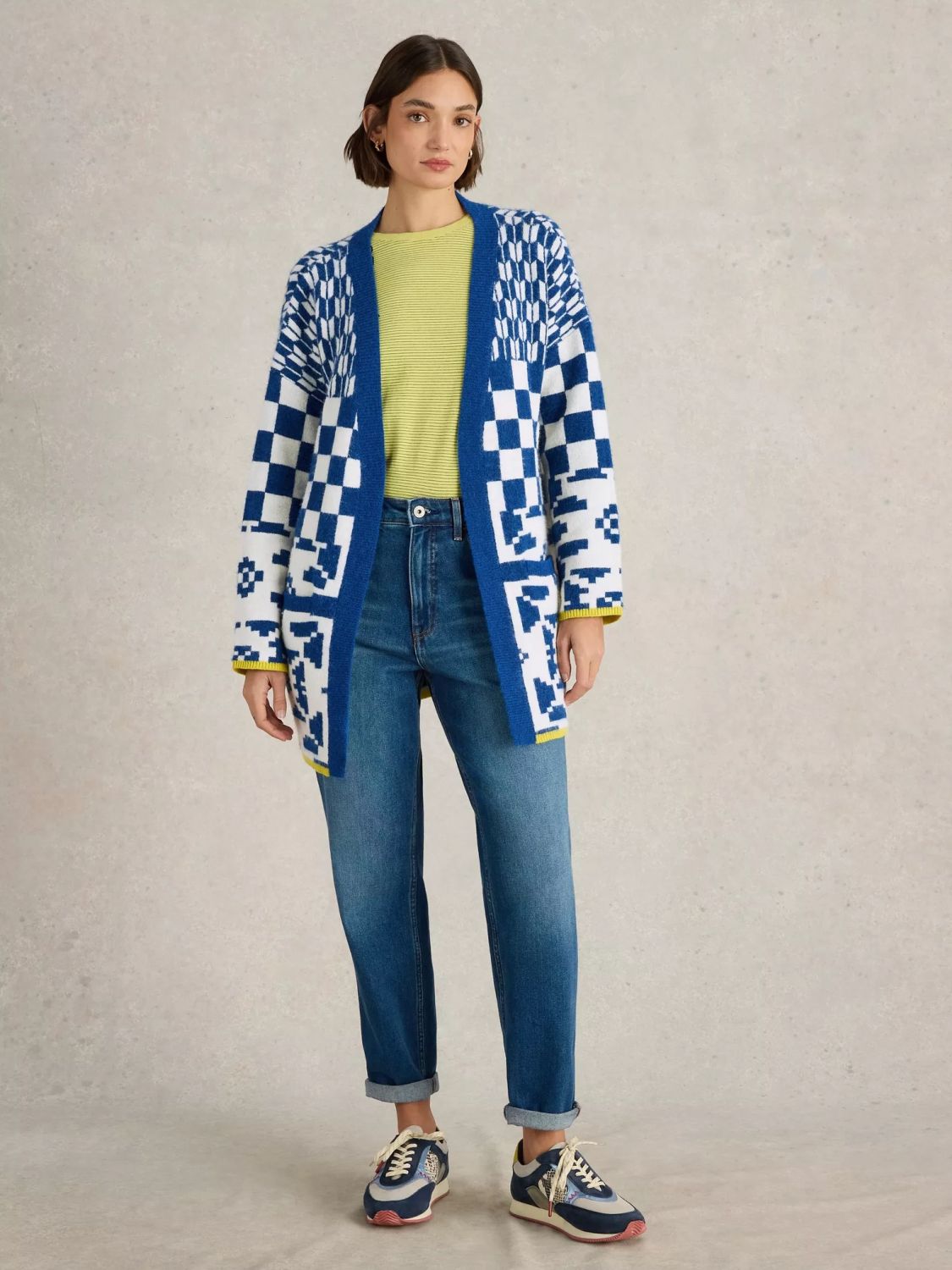 White Stuff Geo Mix Cardigan