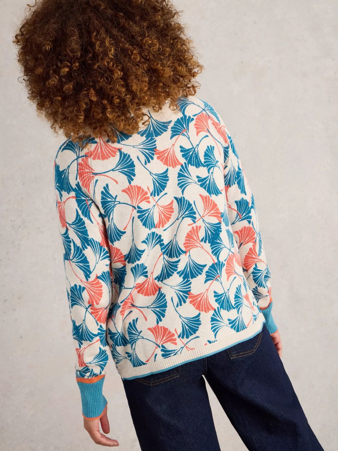 White Stuff Lulu Printed Cardigan