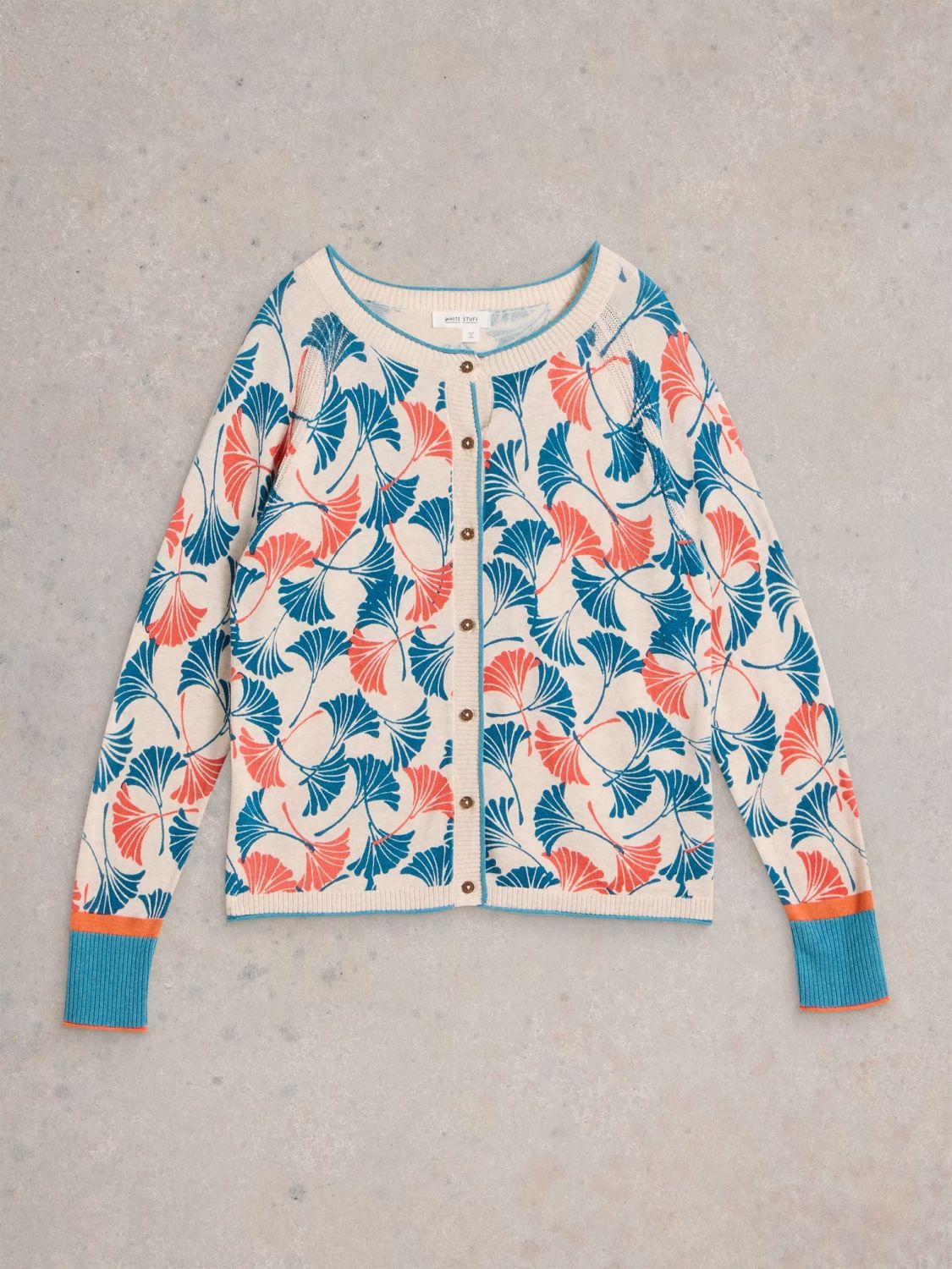 White Stuff Lulu Printed Cardigan