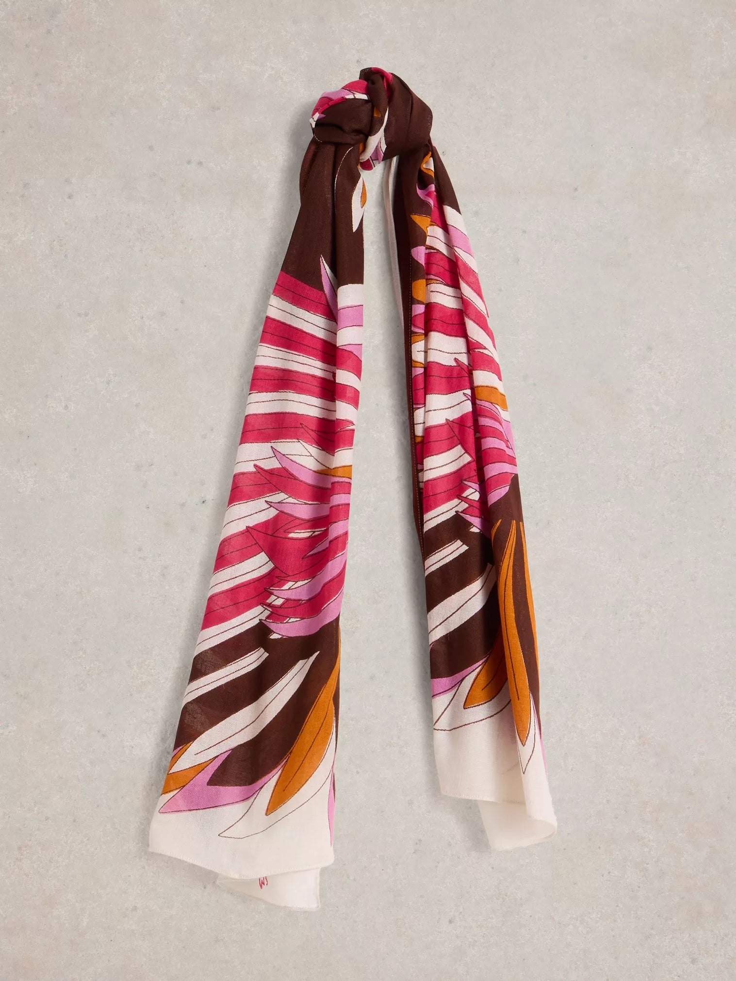White Stuff Sundance Bird Print Scarf