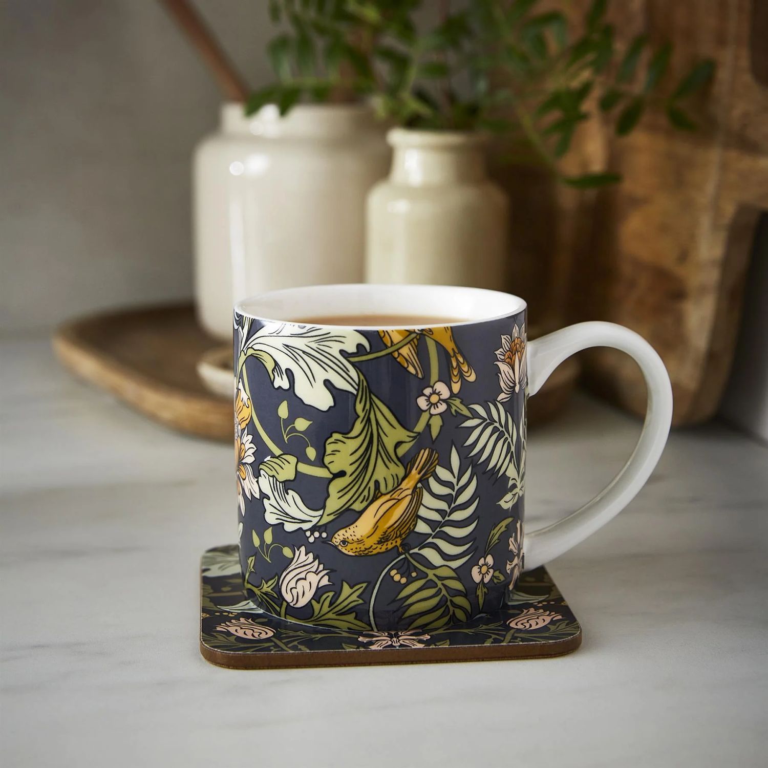Ulster Weavers Finch & Flower Mug