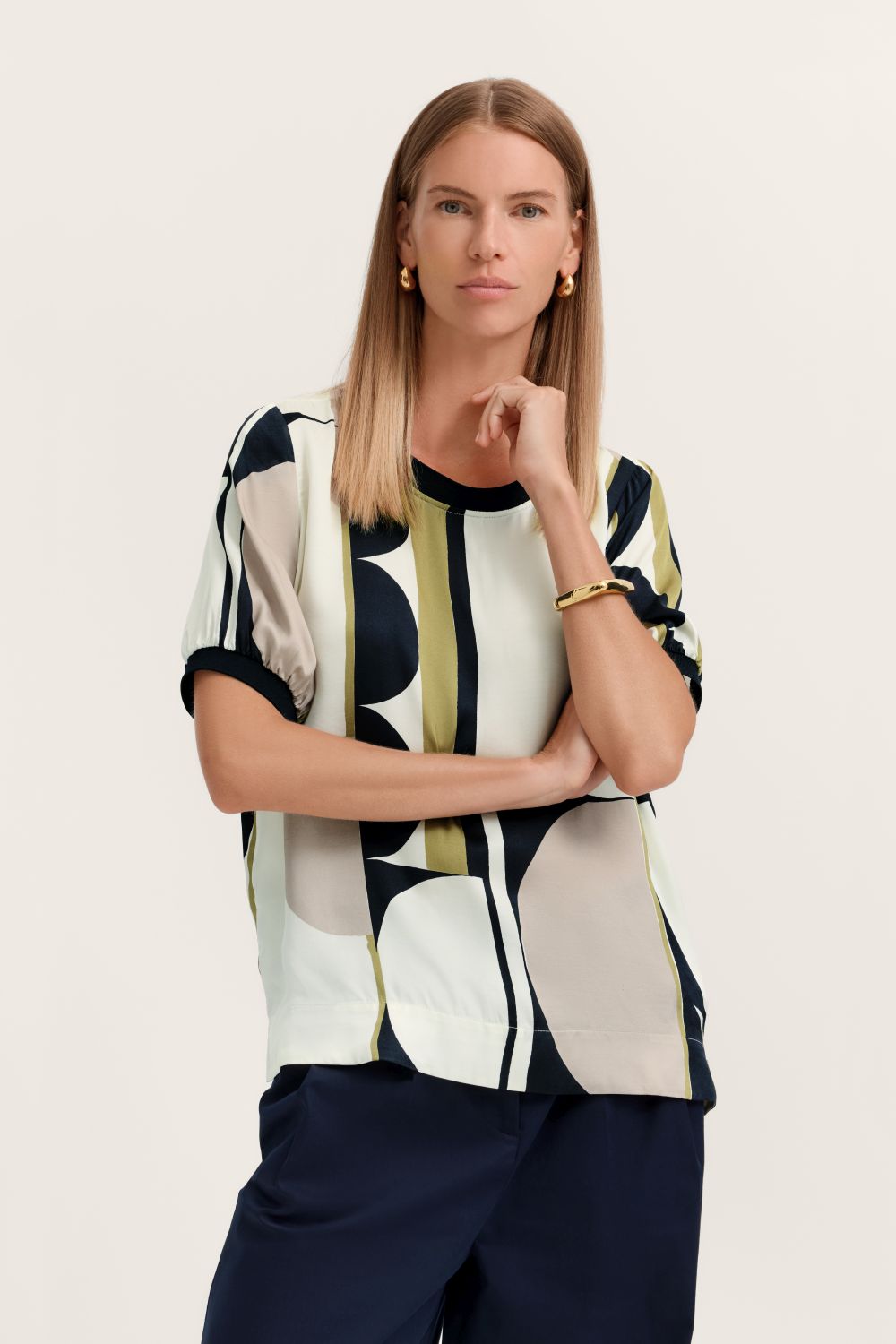 Bugatti Print Blouse