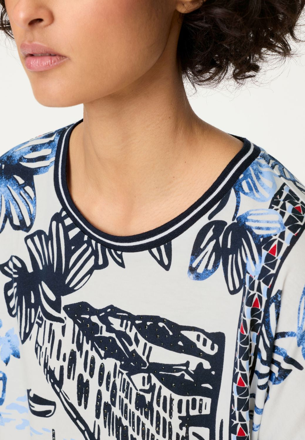 Olsen Print Top