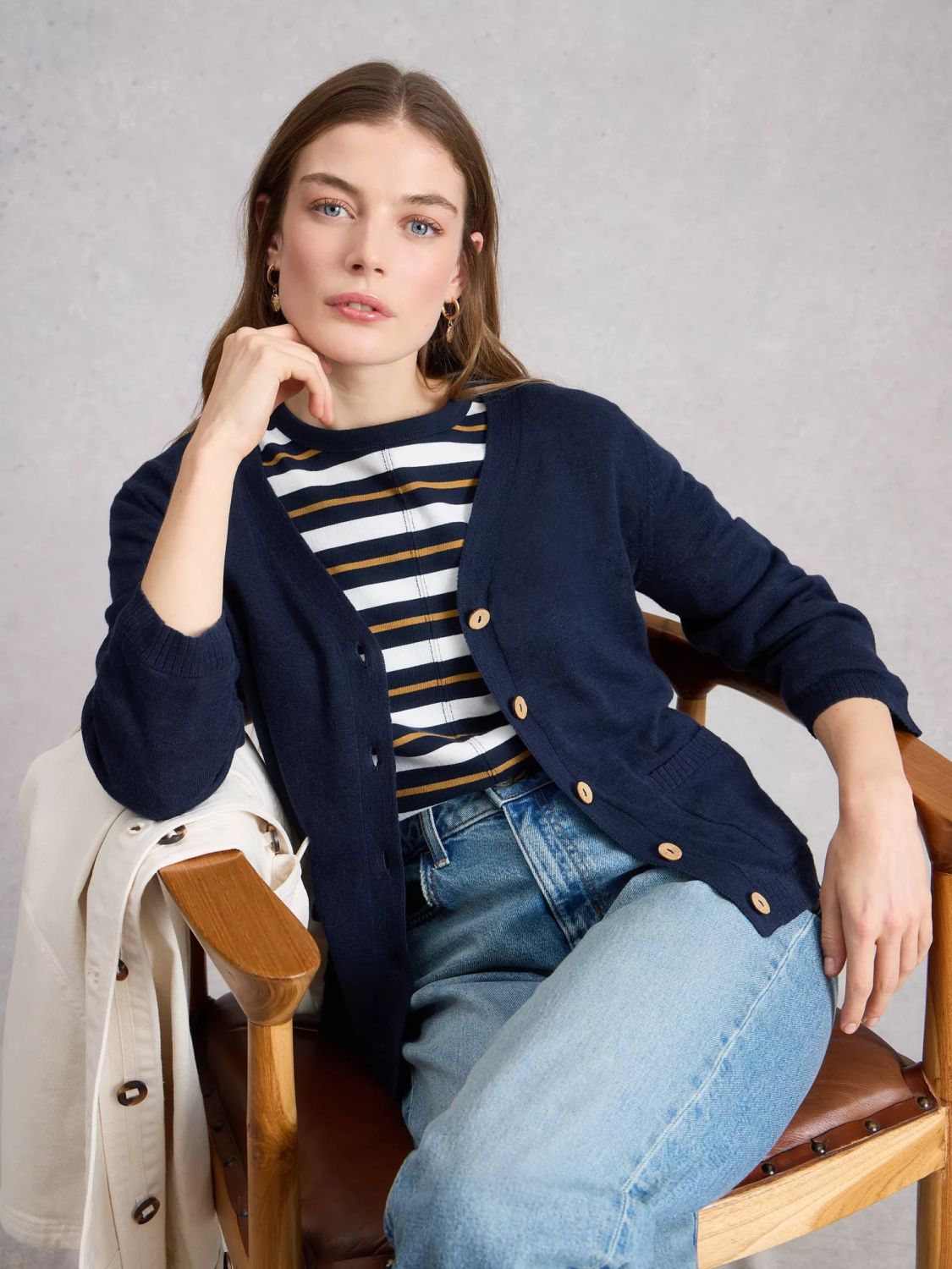 White Stuff Nova Linen Cardigan