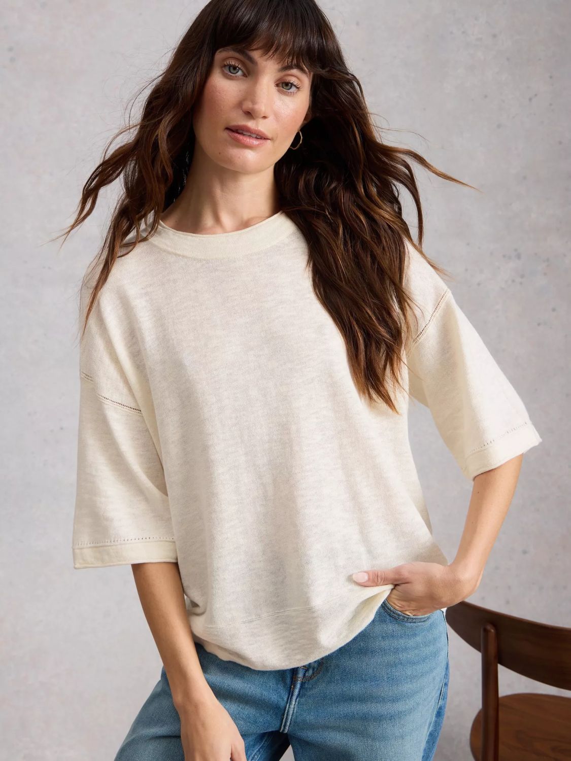White Stuff Kate Linen Top