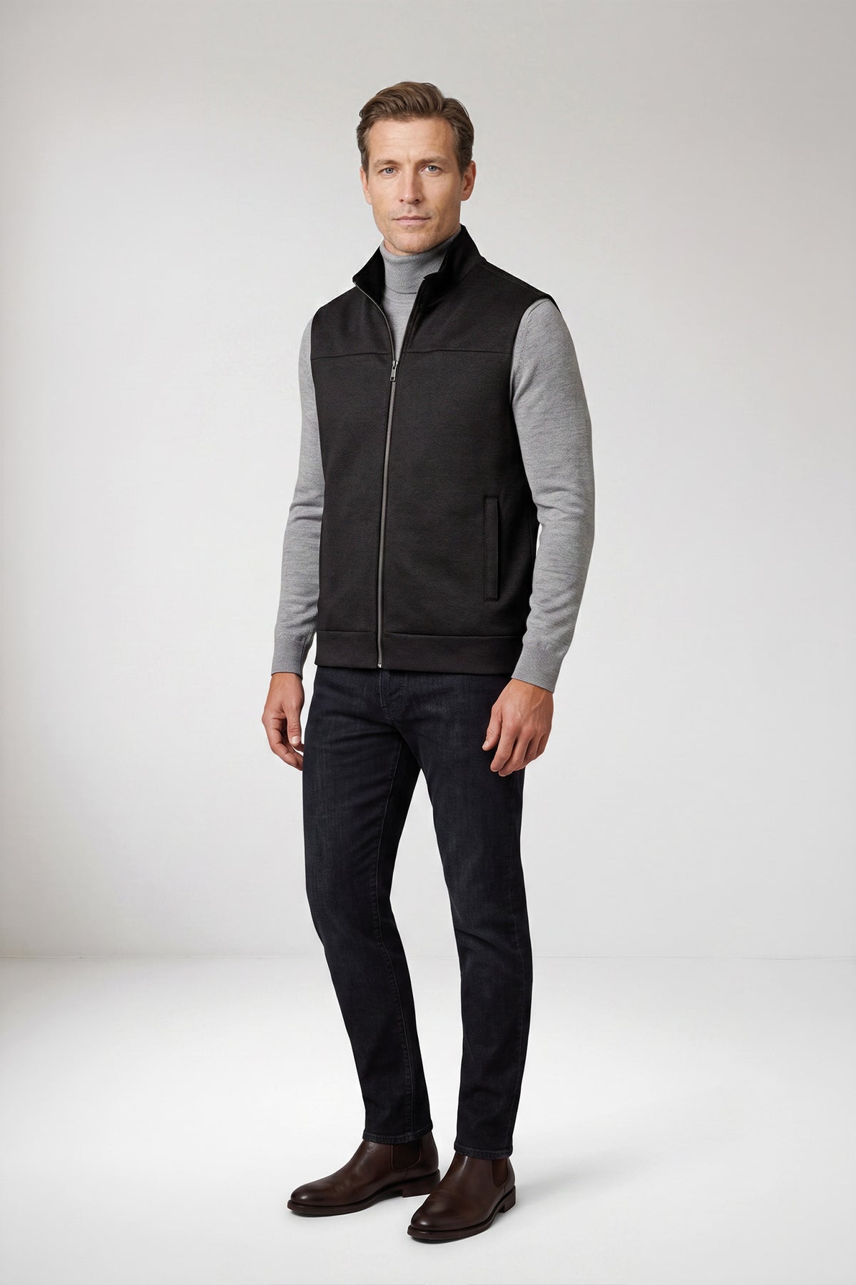 Baileys Padded Flannel Gilet