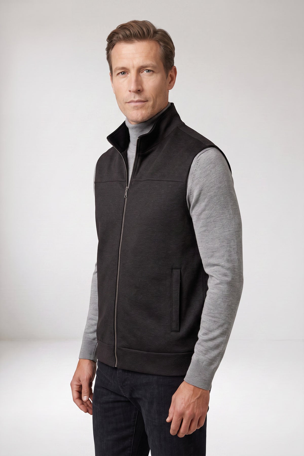 Baileys Padded Flannel Gilet