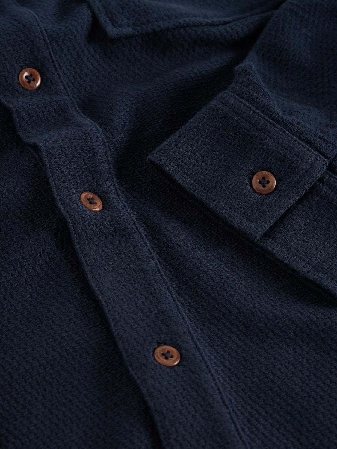 White Stuff Textured Jersey Shirt