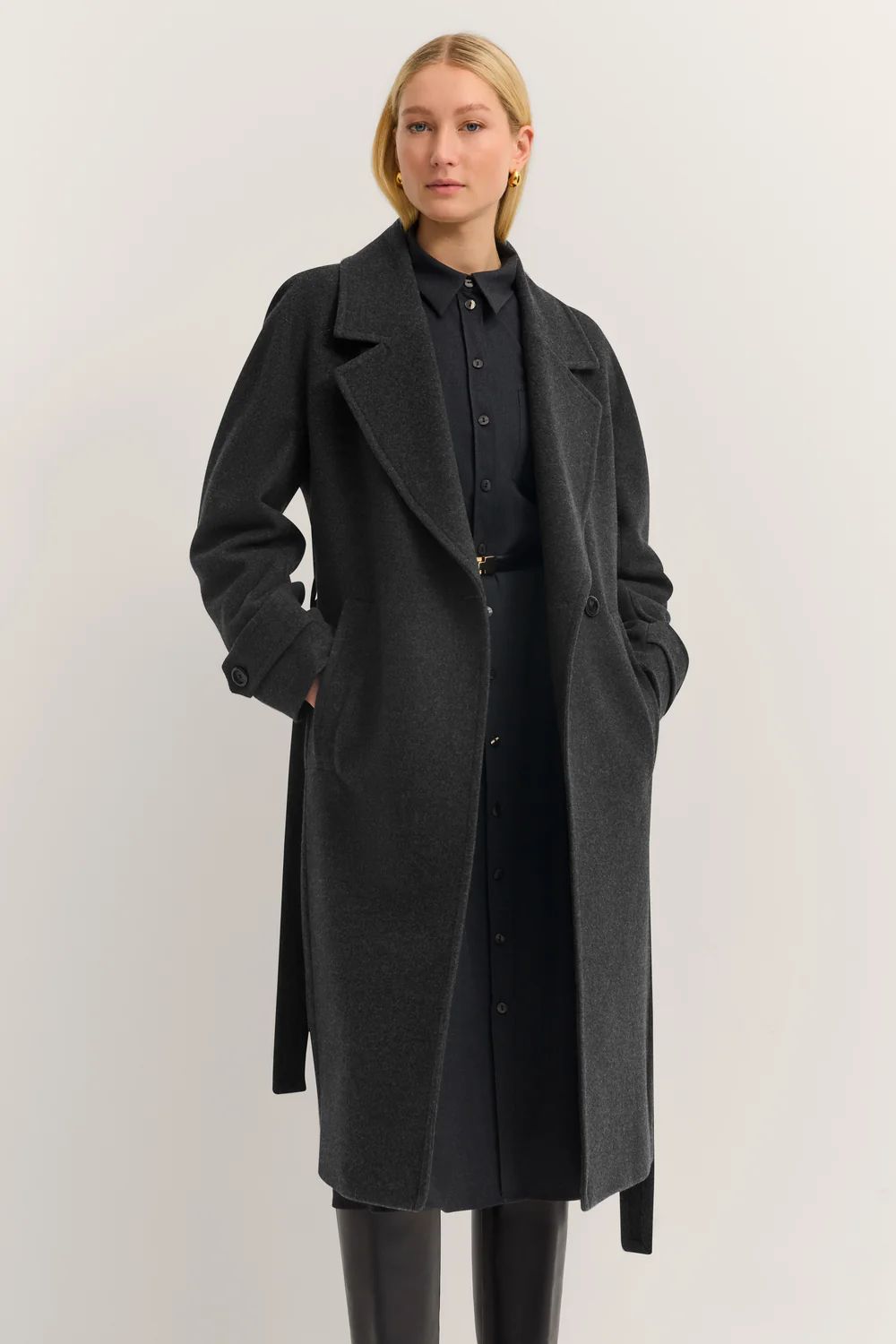 Bugatti Wool Trench Coat