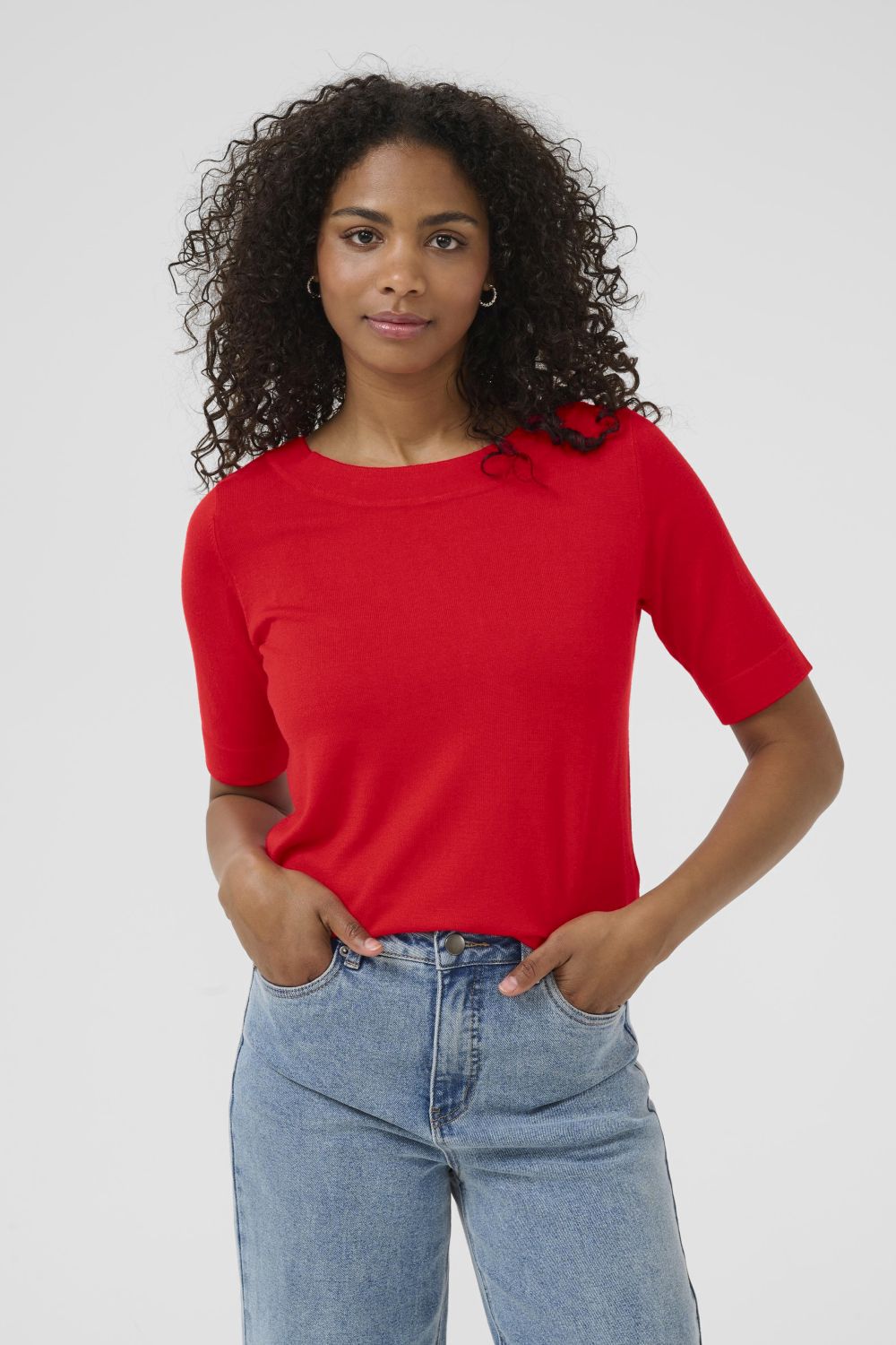 Kaffe Lizza Boatneck Jumper