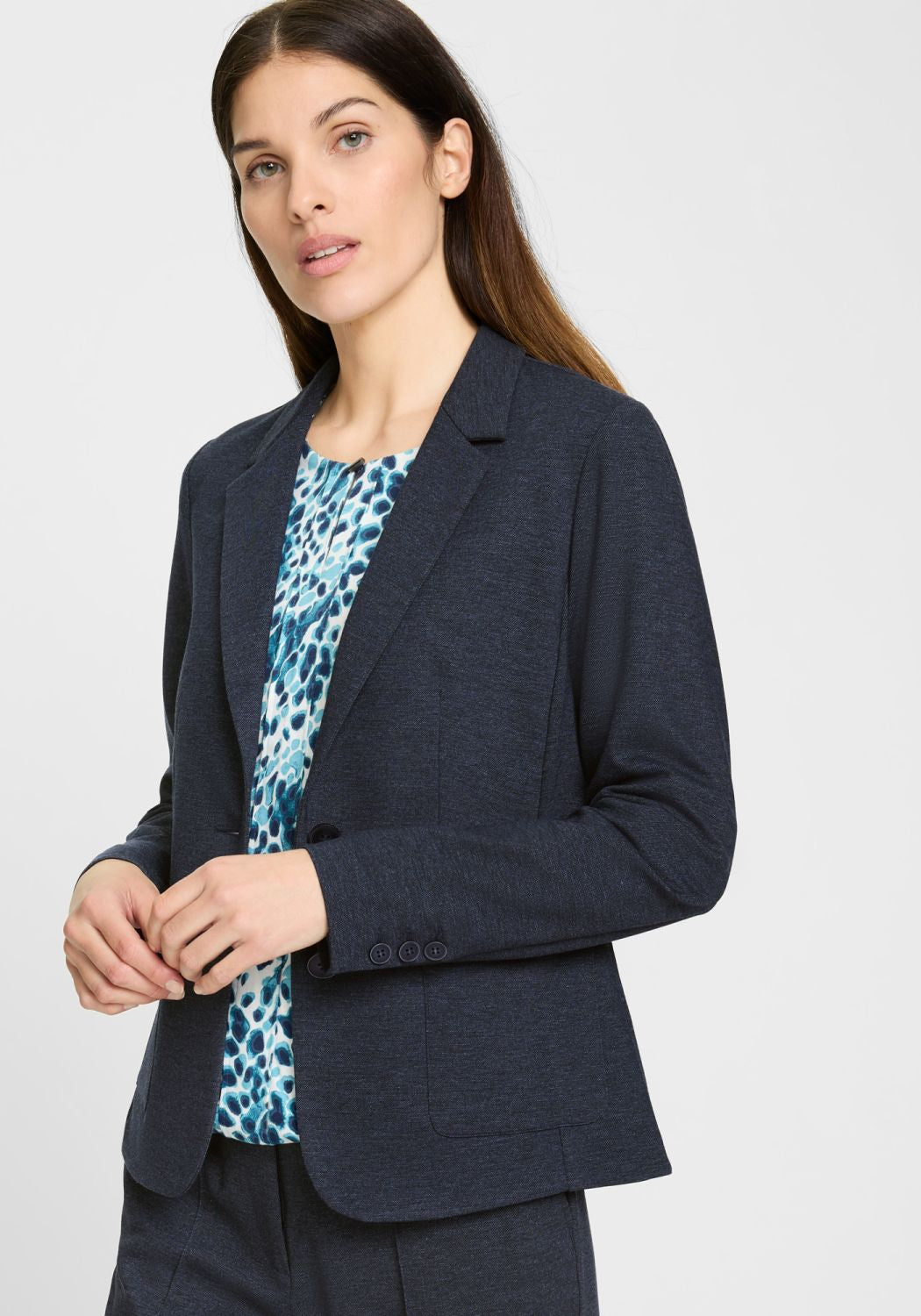 Olsen Jersey Marl Blazer