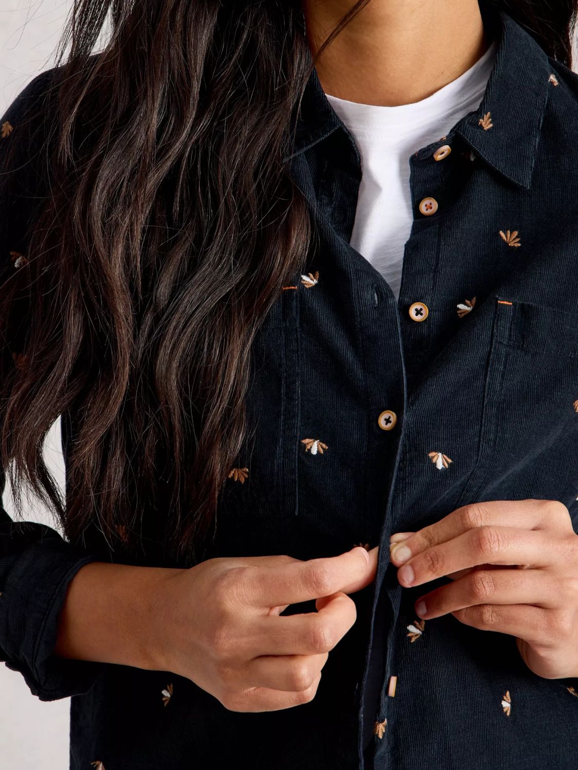 White Stuff Sophie Cord Shirt