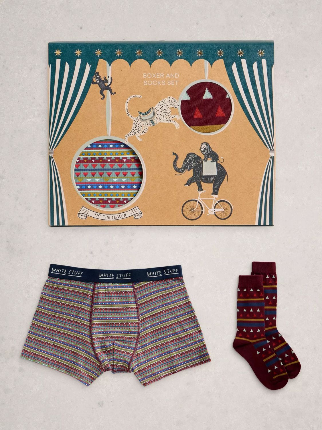 White Stuff Boxers & Socks Gift set