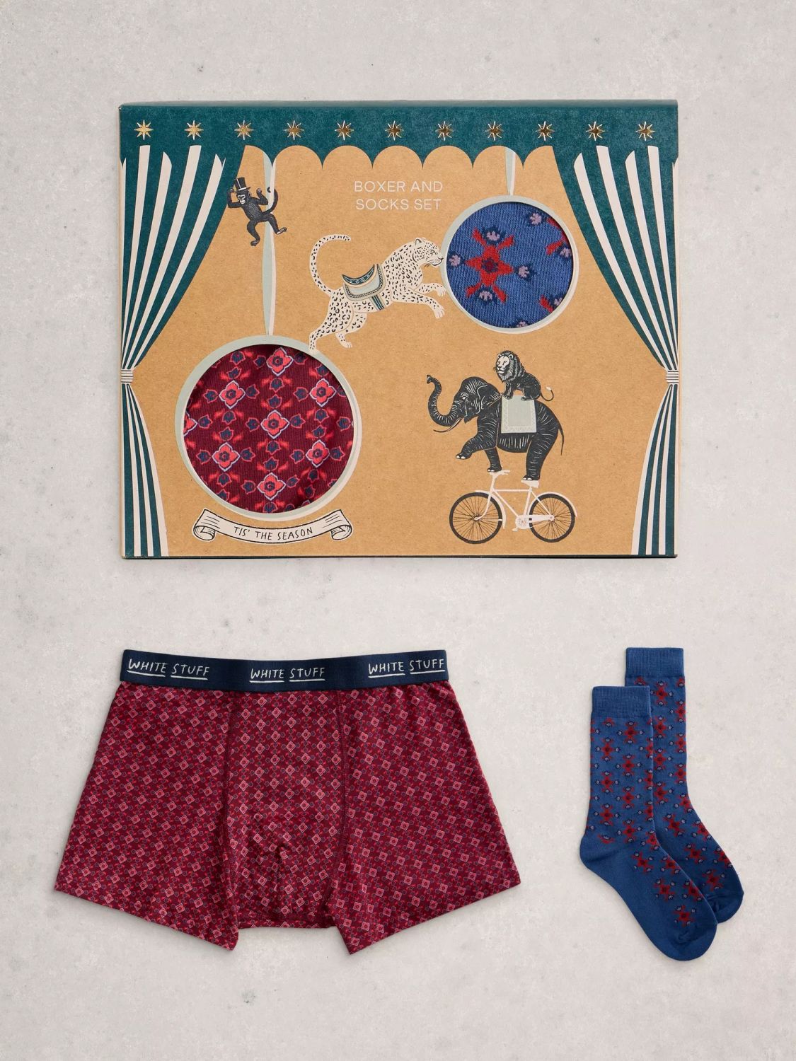 White Stuff Boxers & Socks Gift set