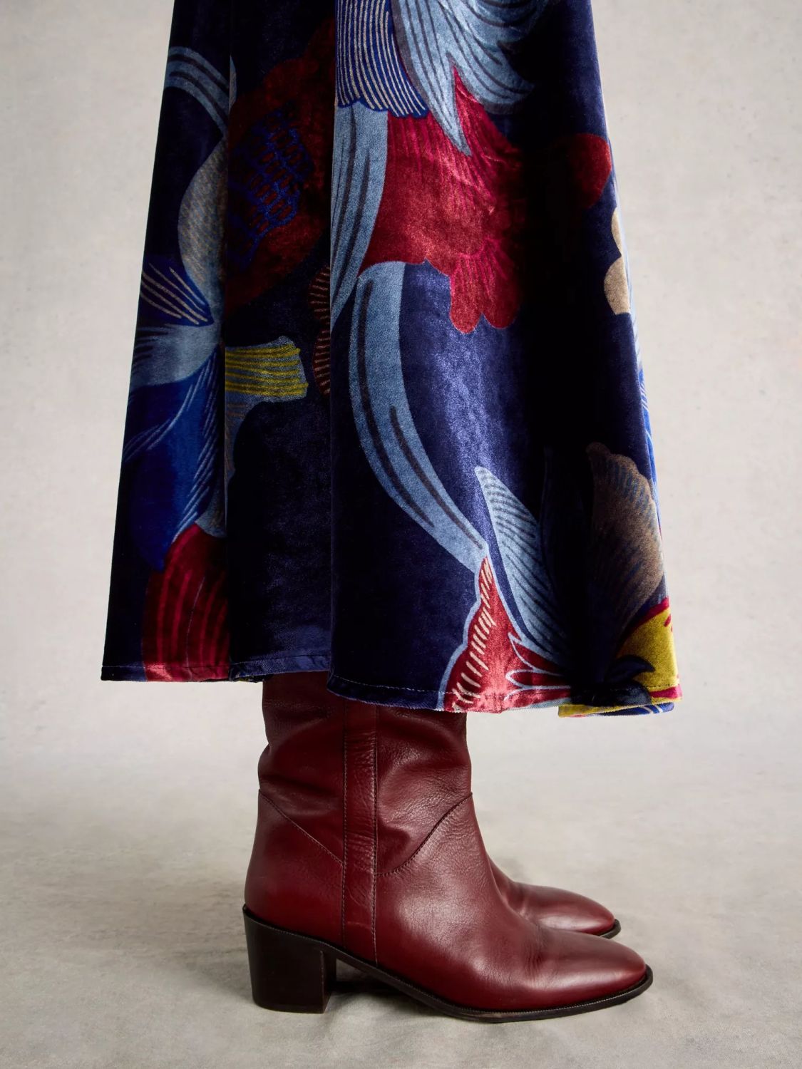 White Stuff Hope Velvet Skirt