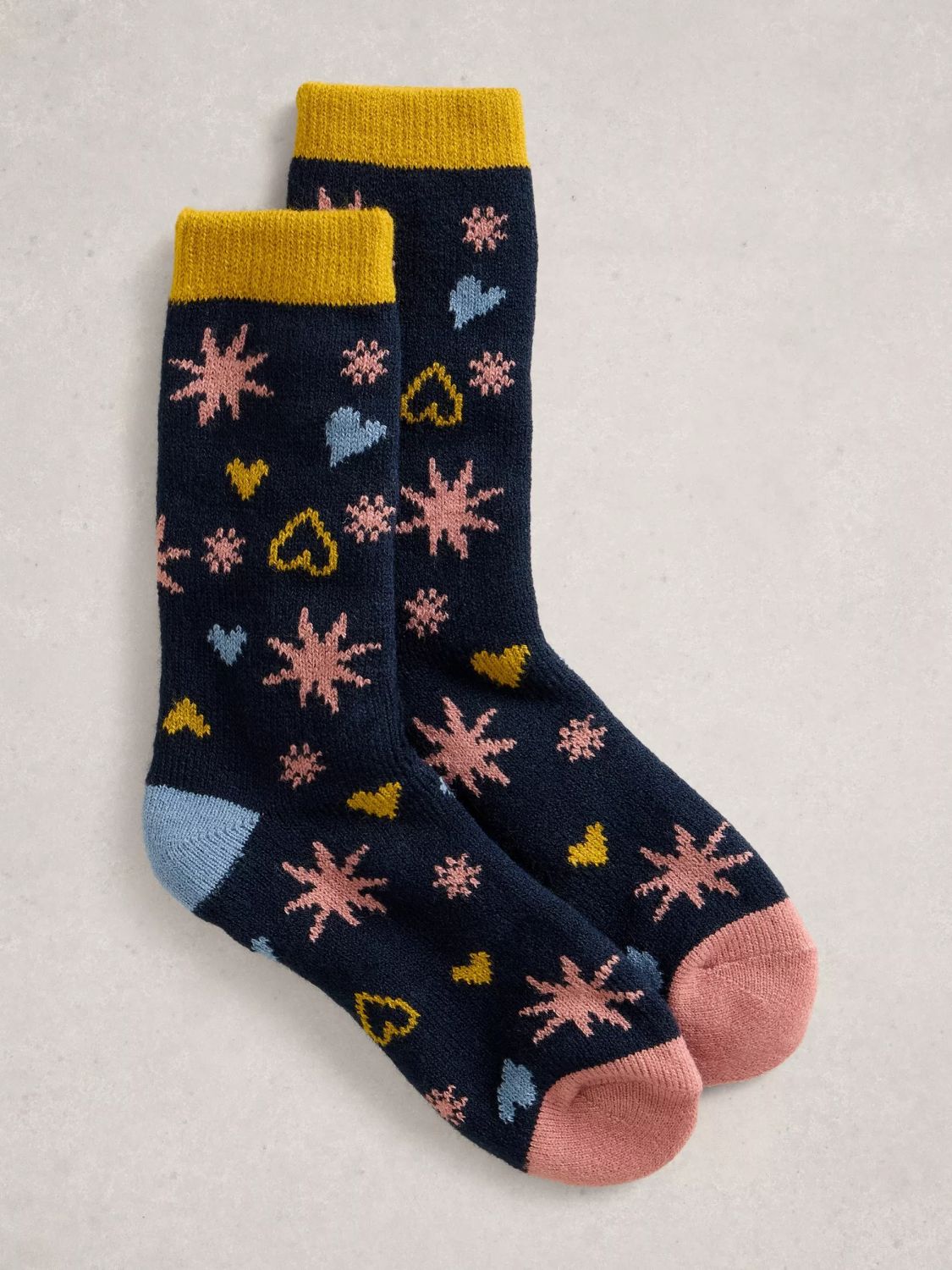 White Stuff Stars Cabin Socks