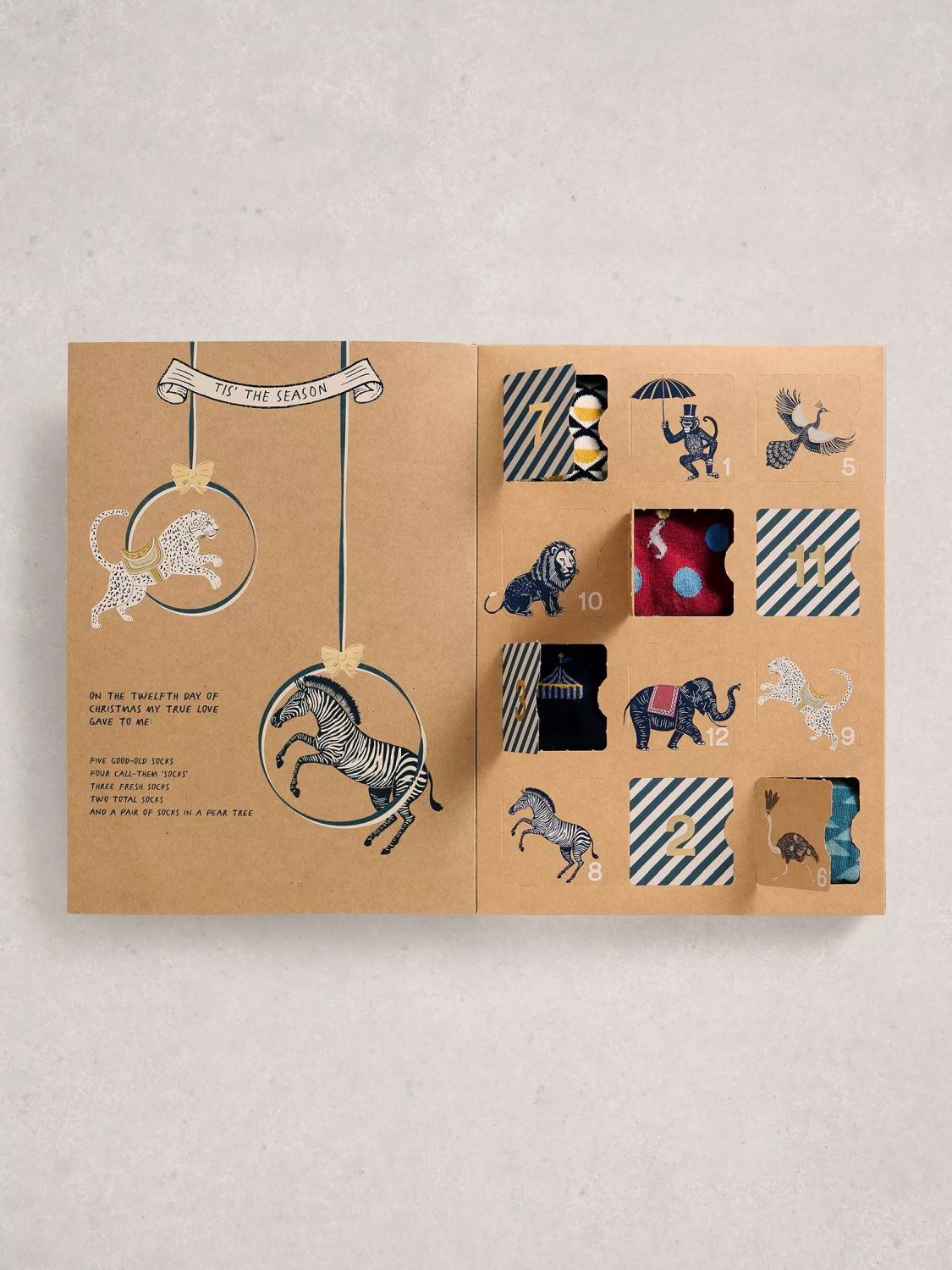 White Stuff Mens Advent Socks