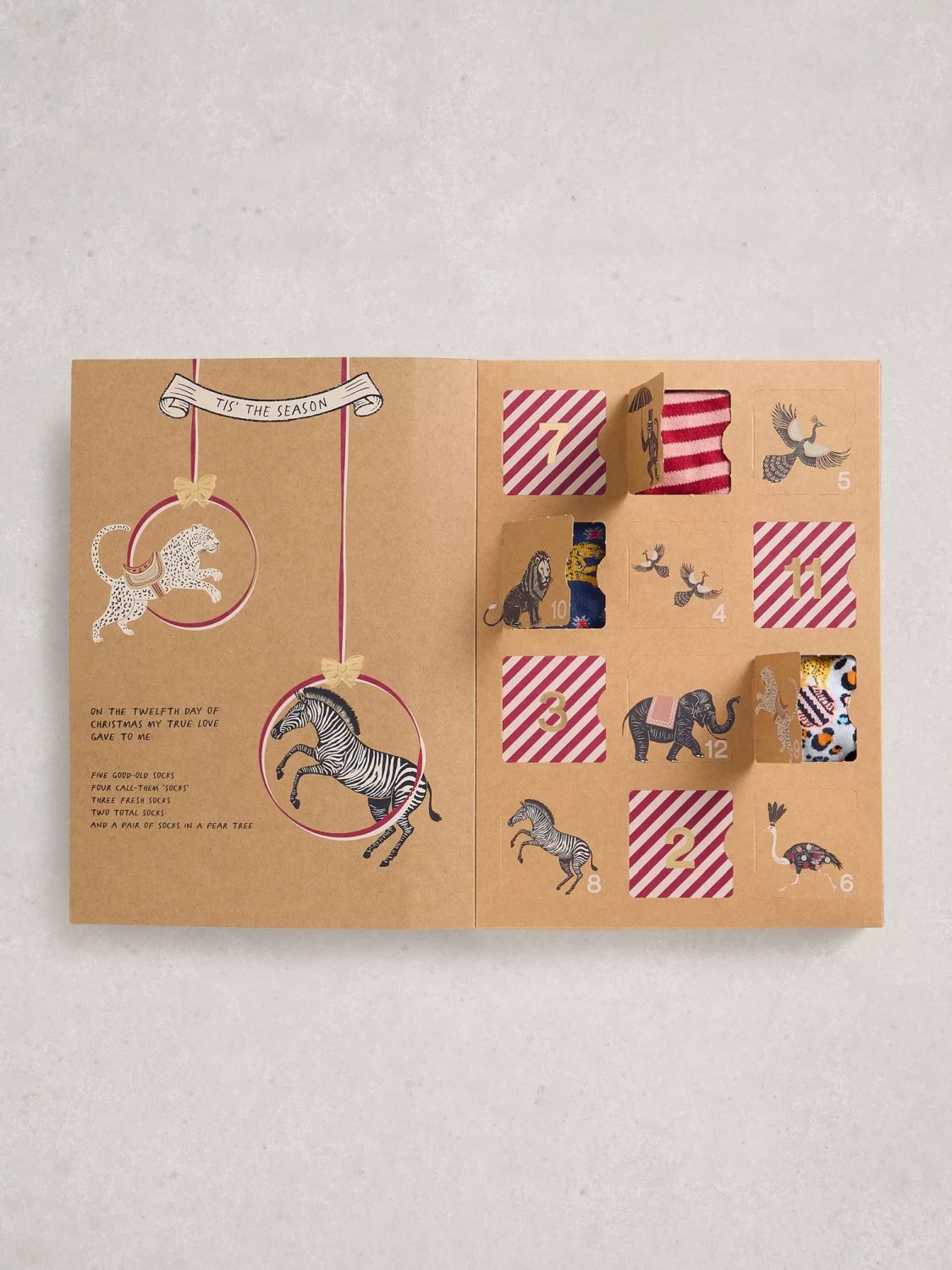 White Stuff Advent Socks