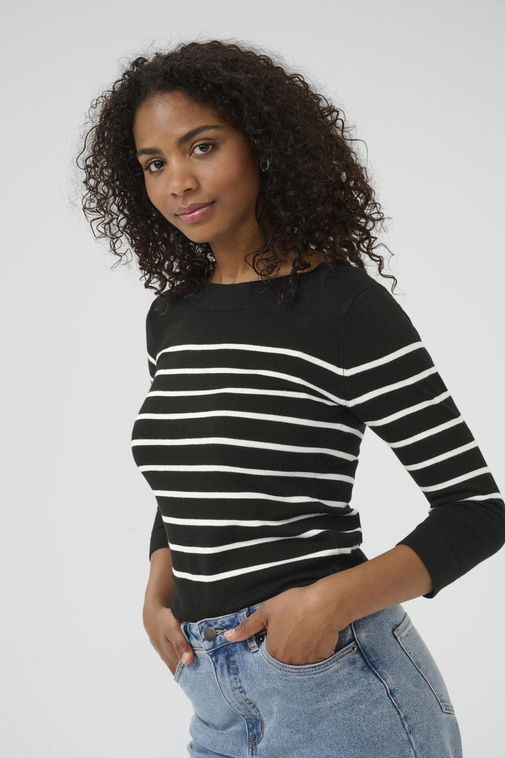 Kaffe Lizza Boatneck Jumper