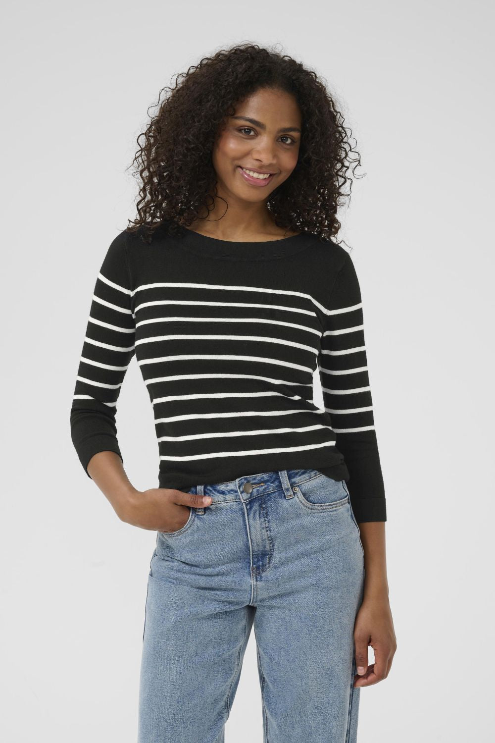 Kaffe Lizza Boatneck Jumper