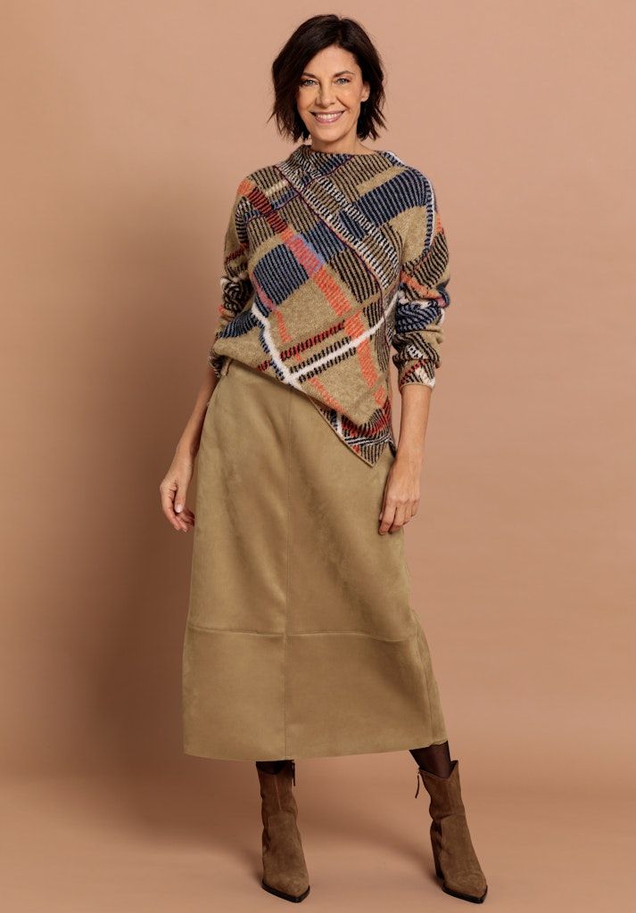 Bianca Kina Suede Skirt