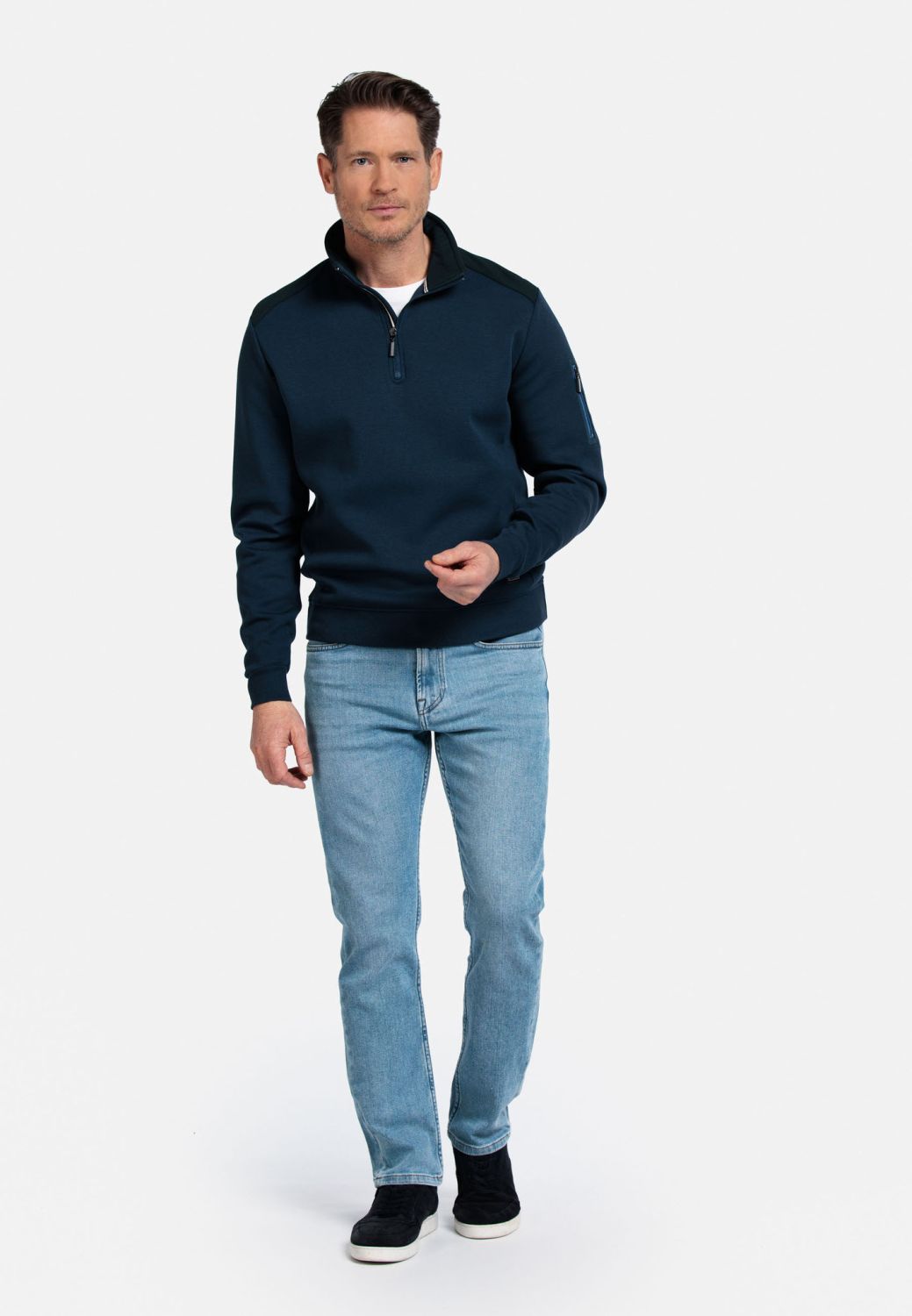 Baileys Shoulder Trim Sweatshirt