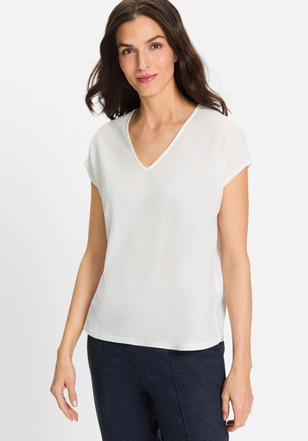 Olsen Textured V Top