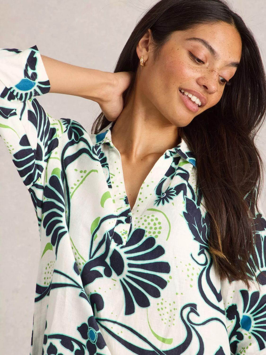 White Stuff Blake Linen Tunic