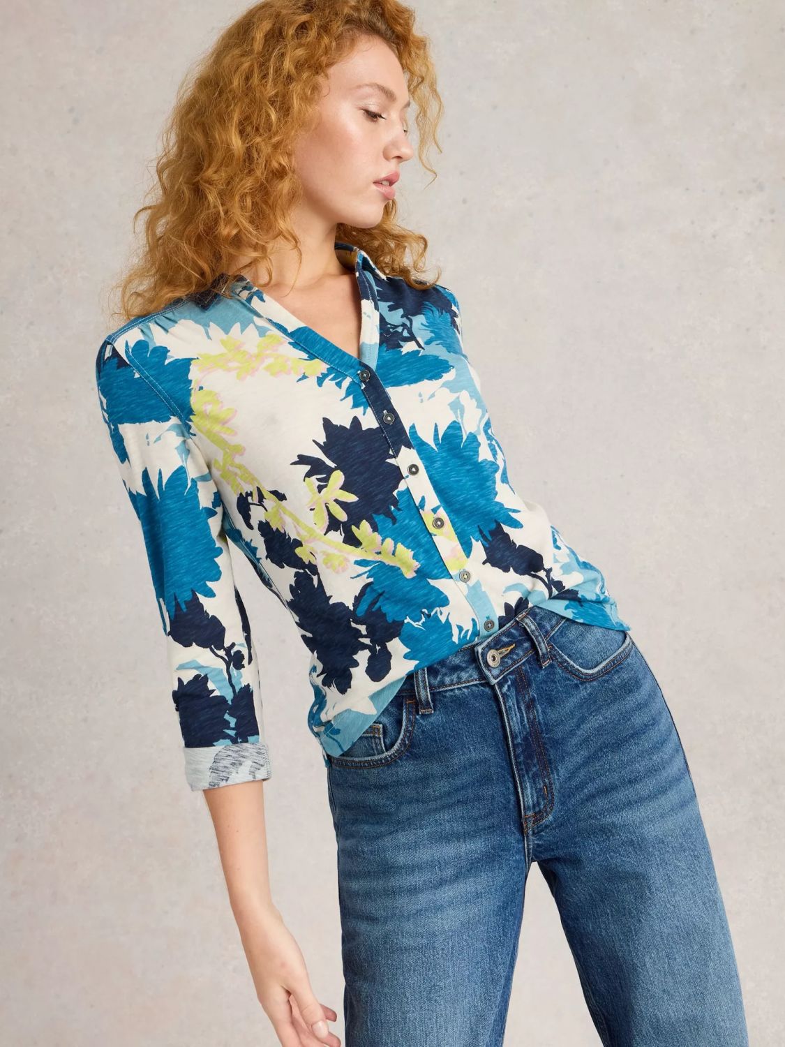 White Stuff Annie Jersey Shirt
