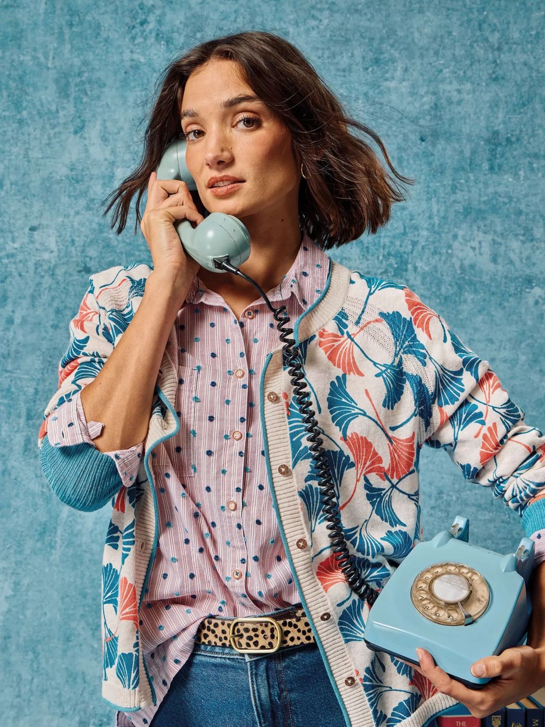 White Stuff Lulu Printed Cardigan