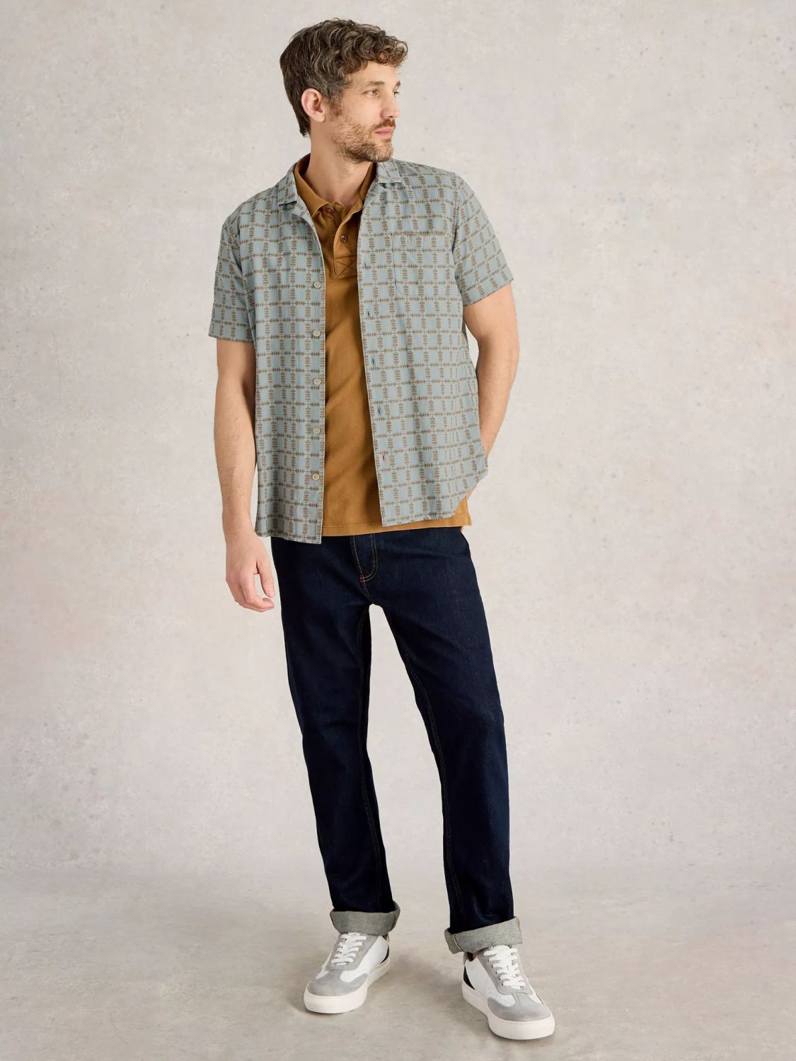 White Stuff Overdye Check Shirt