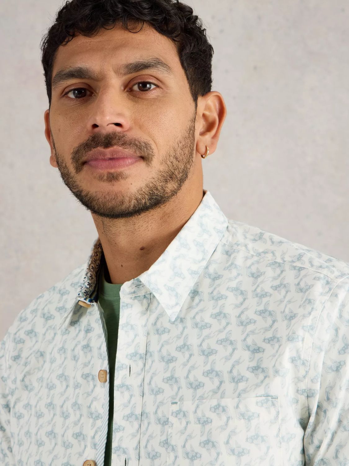 White Stuff Coi Printed  Shirt