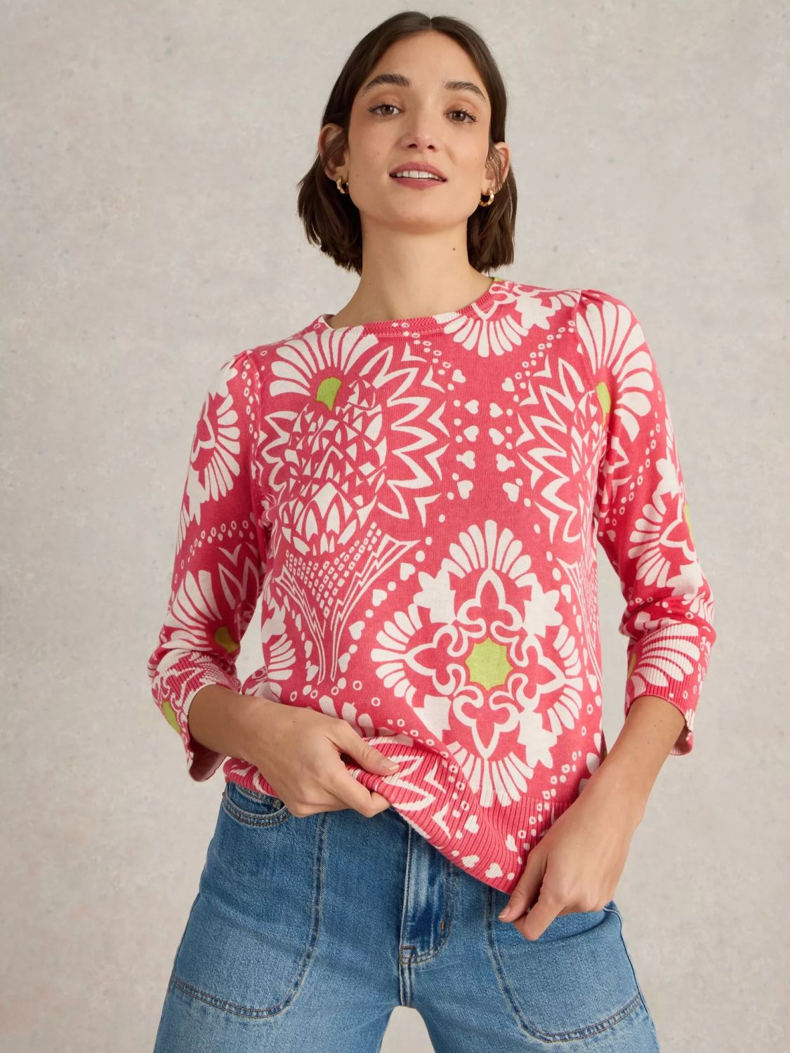 White Stuff Rose Jumper