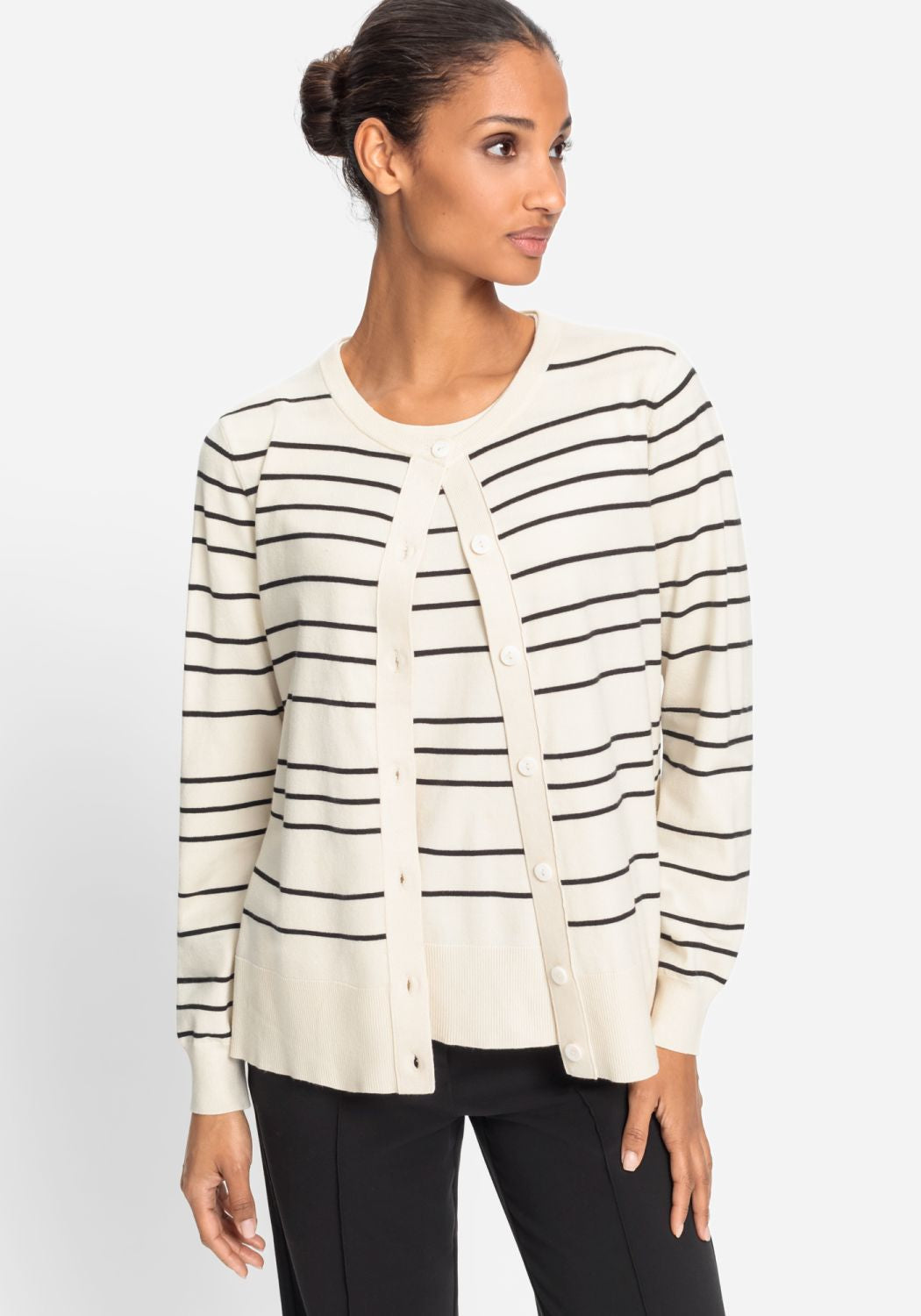 Olsen Stripe Cardigan