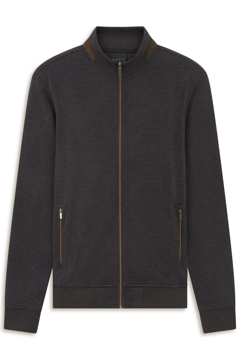 Bugatti Houndstooth Zip Up