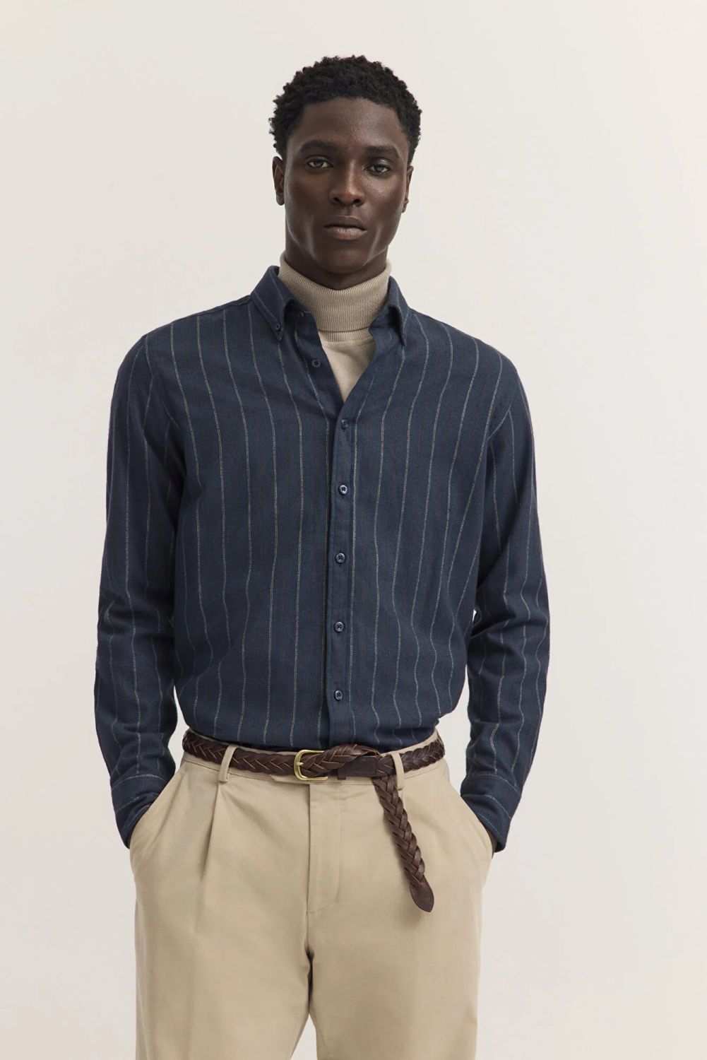 Bugatti Stripe Brush Shirt