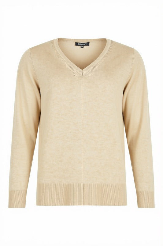 Sunday Fine V Jumper
